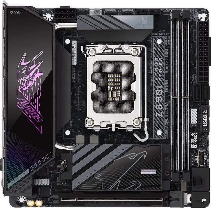 Montaje Placas Base Gigabyte Z890I AORUS ULTRA Gaming PC Móstoles Montaje Placa Base Gigabyte Z890I AORUS ULTRA Gaming PC Móstoles